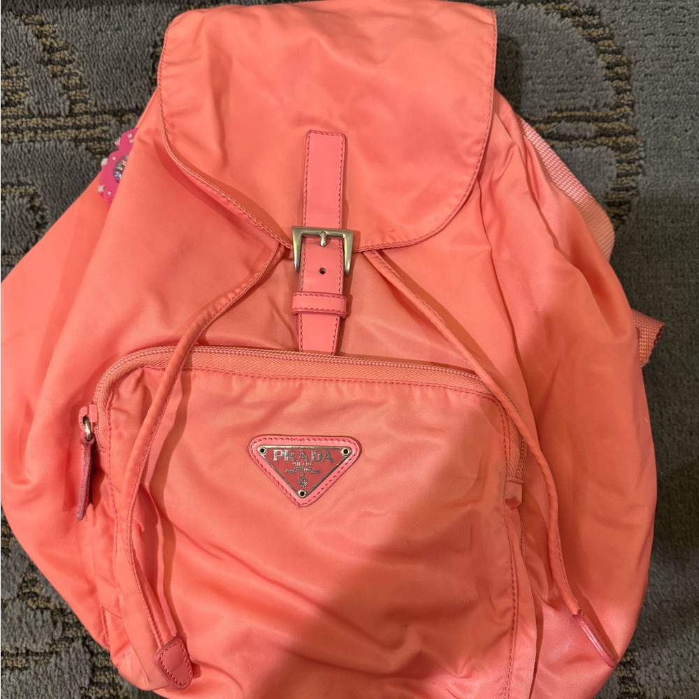 Prada Pink Backpack